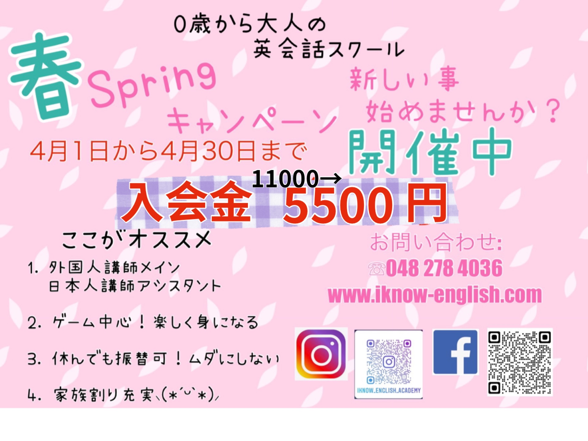 Springキャンペーン開催中